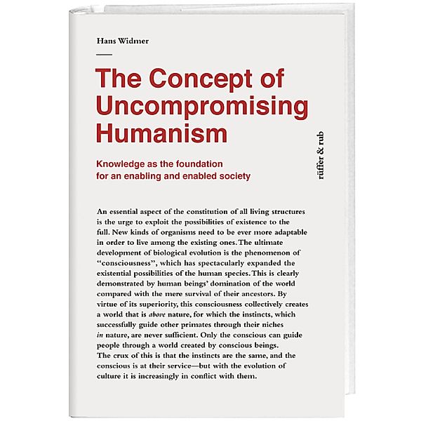 The Concept of Uncompromising Humanism, Hans Widmer