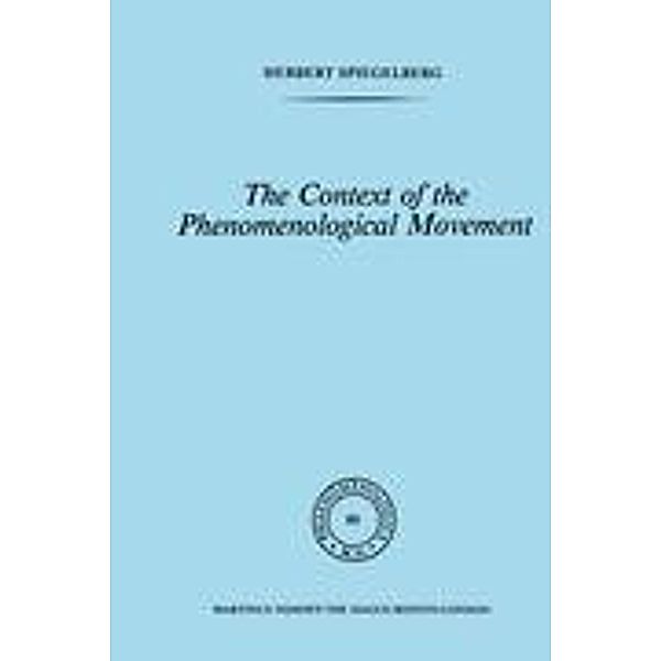 The Context of the Phenomenological Movement, E. Spiegelberg