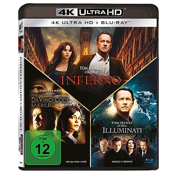 The Da Vinci Code - Sakrileg / Illuminati / Inferno (4K Ultra HD)