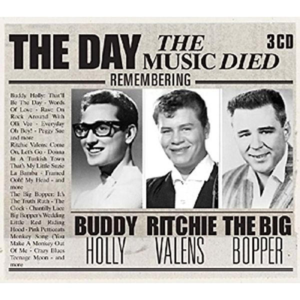 The Day The Music Died, Buddy Holly, Ritchie Valens, The Big Bopper