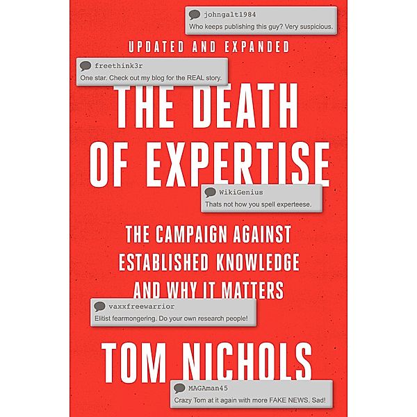 The Death of Expertise, Tom Nichols