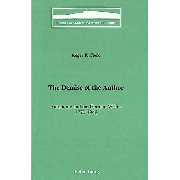 The Demise of the Author, Roger F. Cook