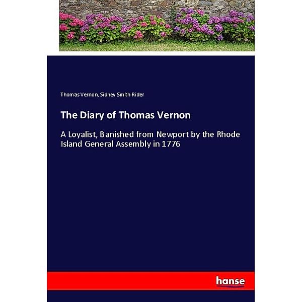 The Diary of Thomas Vernon, Thomas Vernon, Sidney Smith Rider