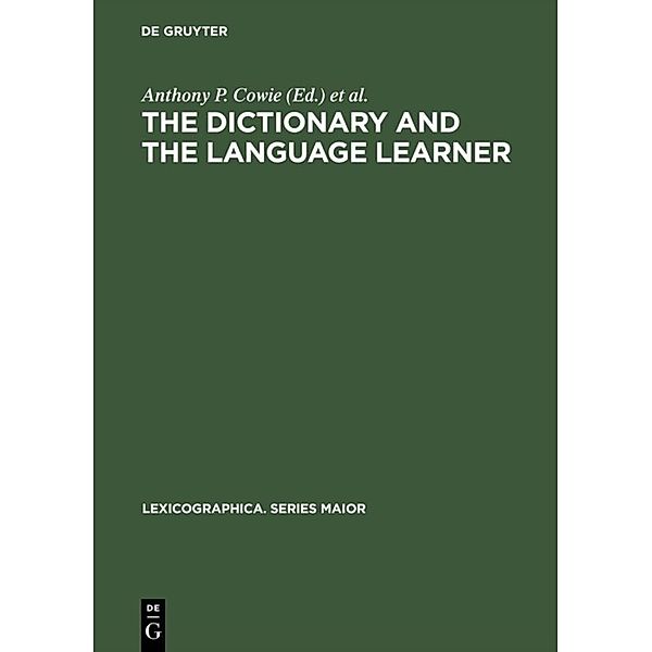 The dictionary and the language learner