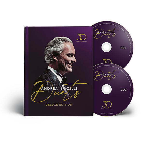 The Duets - 30th Anniversary (Deluxe Hardcover Book), Andrea Bocelli