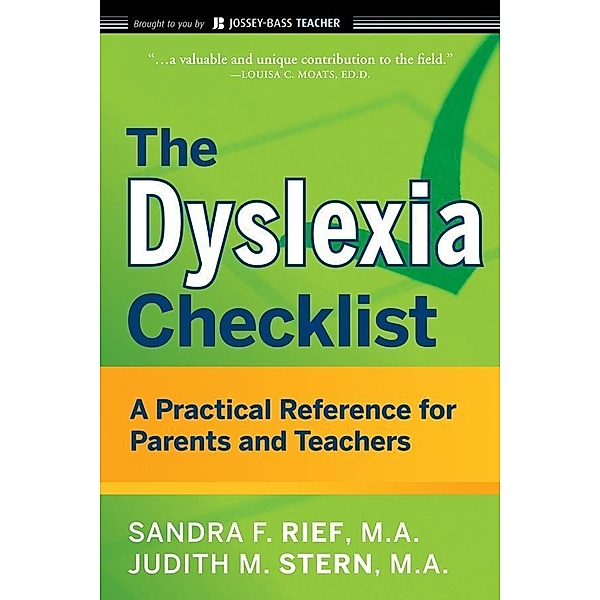 The Dyslexia Checklist / J-B Ed: Checklist, Sandra F. Rief, Judith Stern