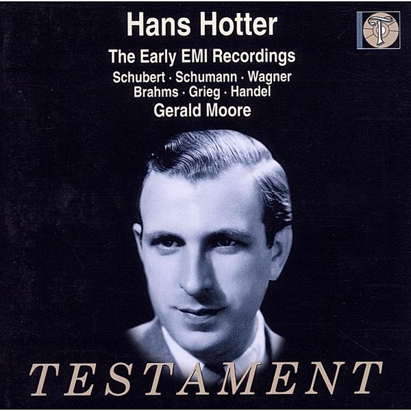 The Early Emi Recordings, Hans Hotter, Gerald Moore