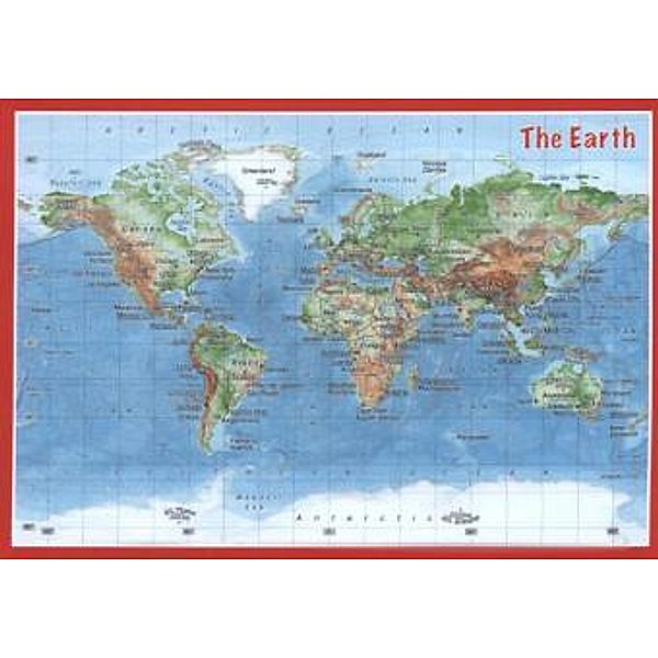 The Earth / Erde, Reliefpostkarte, André Markgraf, Mario Engelhardt
