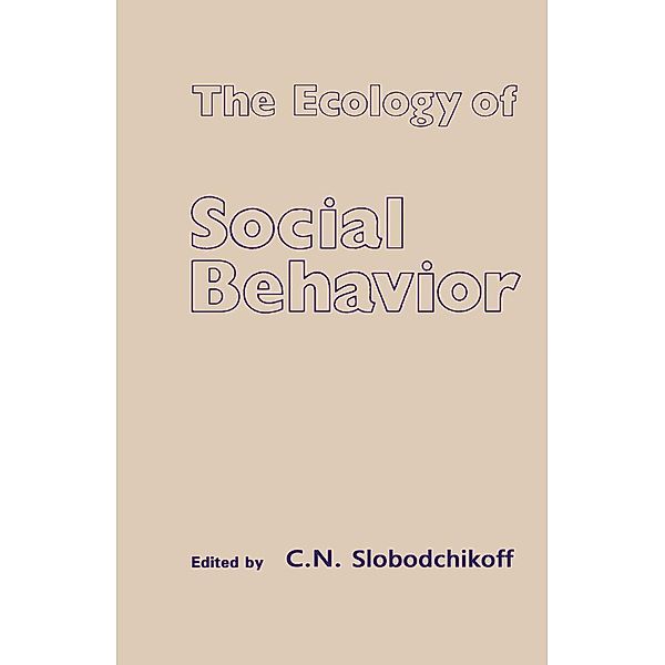 The Ecology of Social Behavior