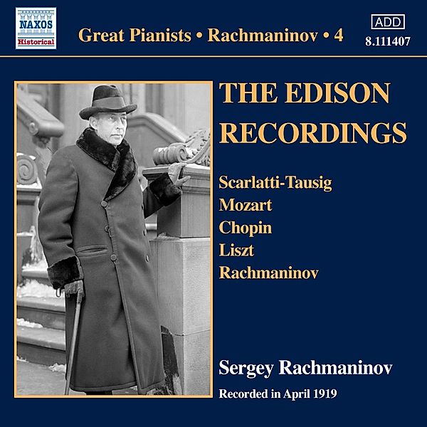 The Edison Recordings, Sergej Rachmaninoff