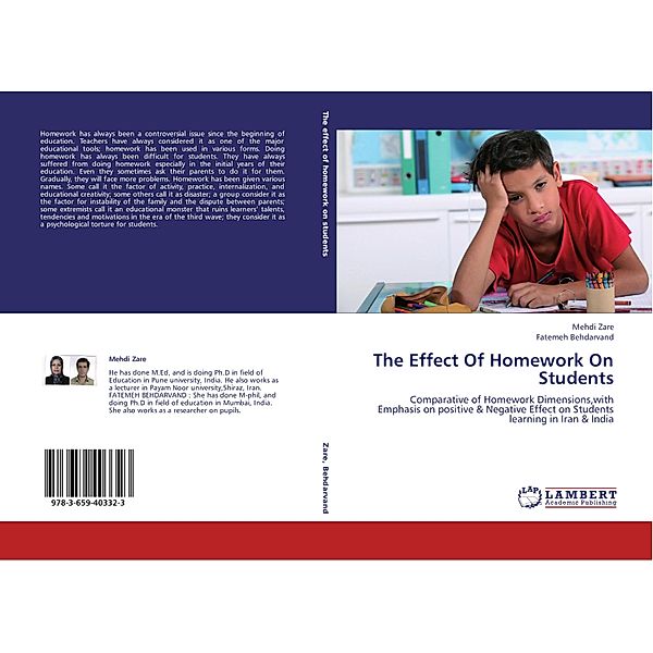 The Effect Of Homework On Students, Mehdi Zare, Fatemeh Behdarvand