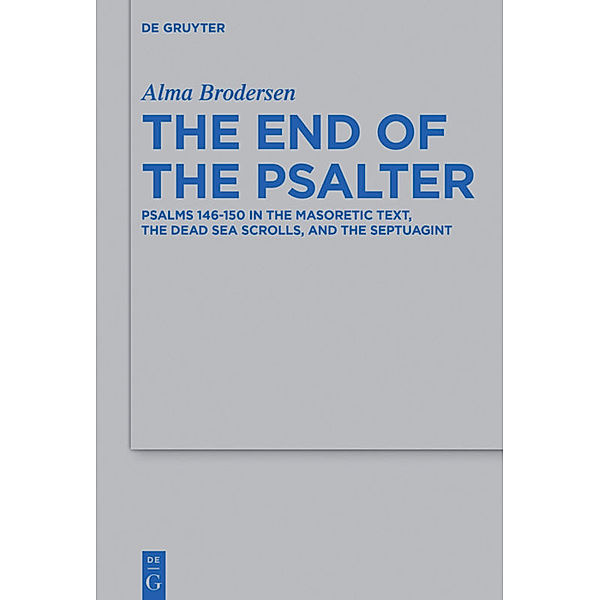 The End of the Psalter, Alma Brodersen