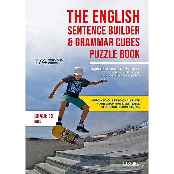 The English Sentence Builder & Grammar Cubes Puzzle Book, Kayla Benzakour Neris