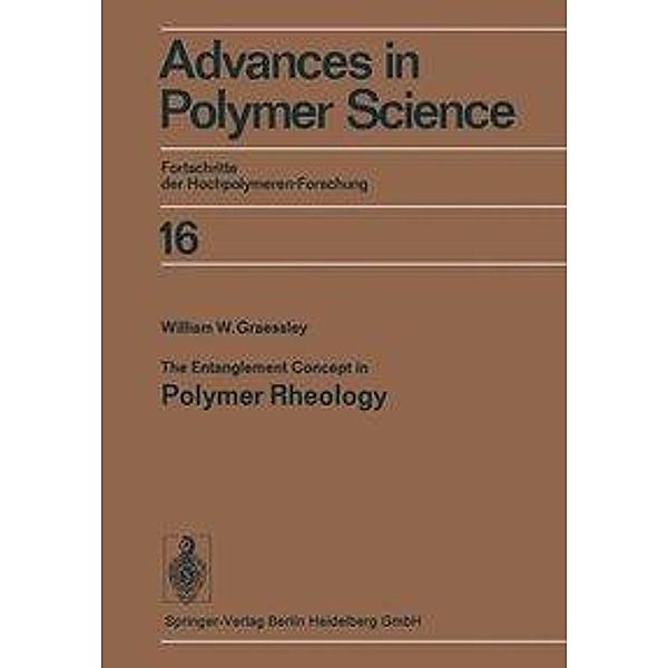 The Entanglement Concept in Polymer Rheology, W. W. Graessley