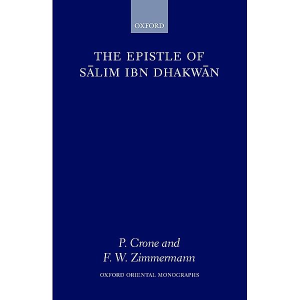 The Epistle of Salim Ibn Dhakwan / Comparative Pathobiology - Studies in the Postmodern Theory of Education, Salim Ibn Dhakwan