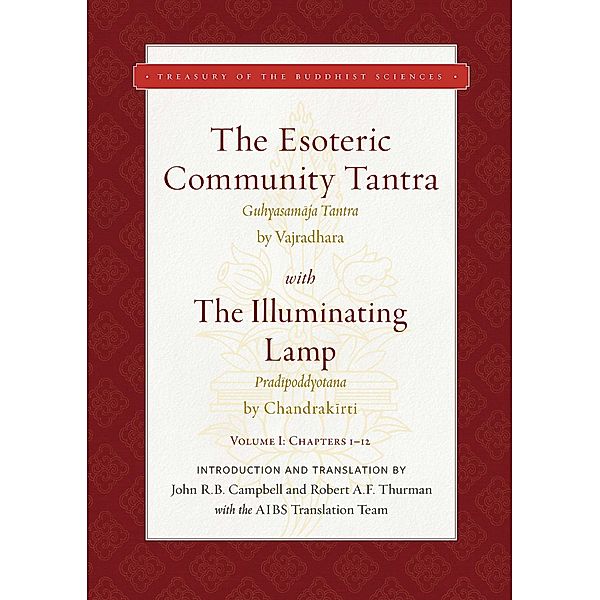 The Esoteric Community Tantra with The Illuminating Lamp, Great Vajradhara, Chandrakirti