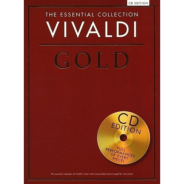 The Essential Collection Vivaldi Gold Piano Book