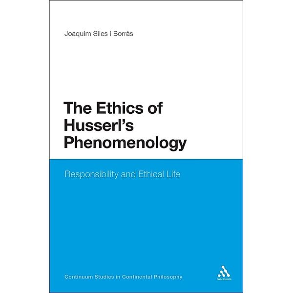 The Ethics of Husserl's Phenomenology, Joaquim Siles I Borràs