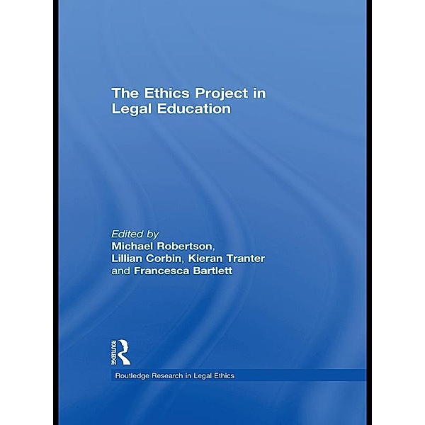 The Ethics Project in Legal Education