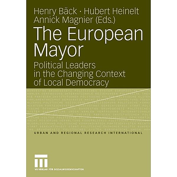 The European Mayor / Urban and Regional Research International