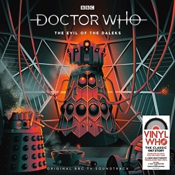 The Evil Of The Daleks (Red Vinyl 4lp-Set), Doctor Who