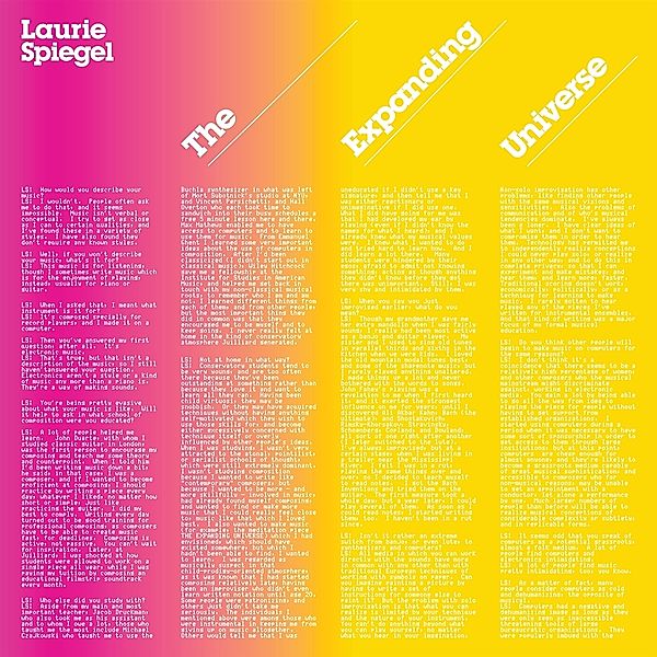 The Expanding Universe, Laurie Spiegel