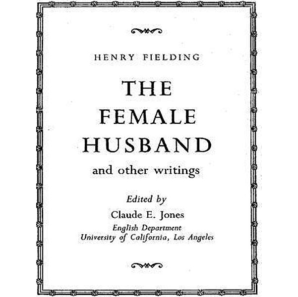 The Female Husband / Laurus Book Society, Henry Fielding