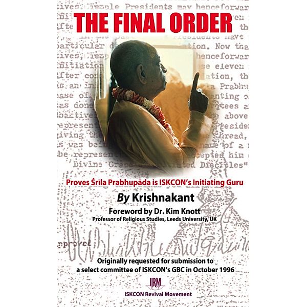 The Final Order, Krishnakant