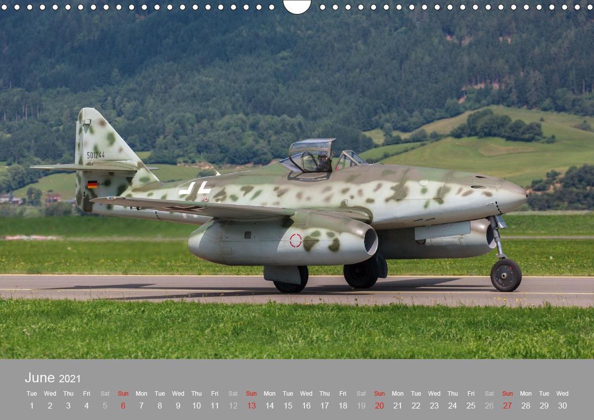 The Flying Legends Wall Calendar 2021 DIN A3 Landscape Kalender bestellen