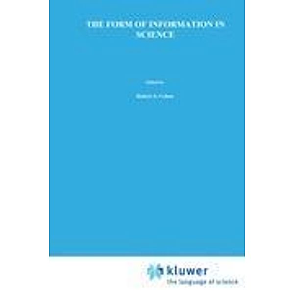 The Form of Information in Science, Z. Harris, Michael Gottfried, Paul Mattick, Anne Daladier, Thomas Ryckman