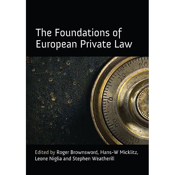 The Foundations of European Private Law