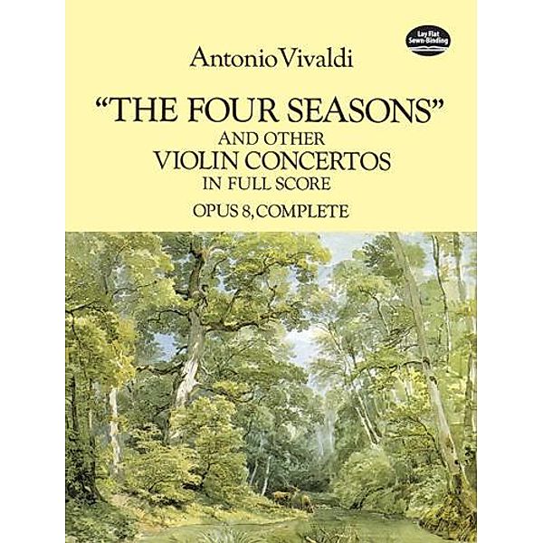 The Four Seasons and Other Violin Concertos in Full Score / Dover Orchestral Music Scores, Antonio Vivaldi