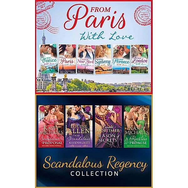 The From Paris With Love And Regency Season Of Secrets Ultimate Collection / Mills & Boon, Jennie Lucas, Carole Mortimer, Louise Allen, Caroline Anderson, Wendy Etherington, Catherine George, Lucy Gordon, Nikki Logan, Sarah Mallory, Kasey Michaels, Lyn Stone, Kate Hardy, Merline Lovelace, Trish Morey, Alison Roberts, Kat Cantrell, Kelly Hunter, Robyn Grady, Lindsay Armstrong