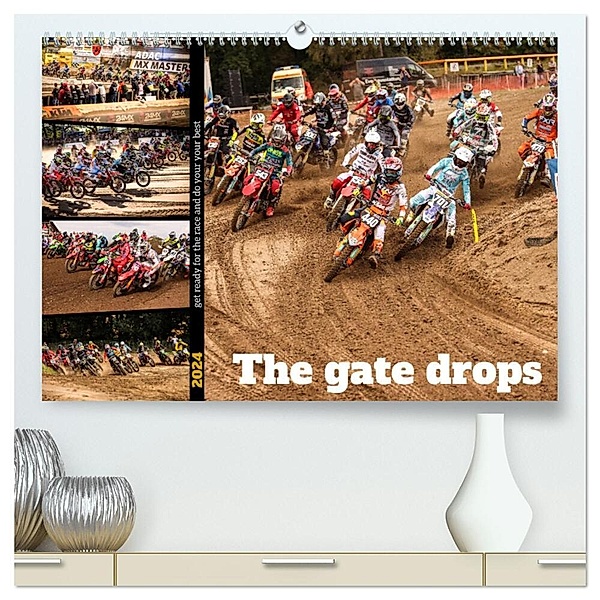 The gate drops - get ready for the race and do your your best (hochwertiger Premium Wandkalender 2024 DIN A2 quer), Kunstdruck in Hochglanz, arne fitkau aarne fitkau fotografie & design