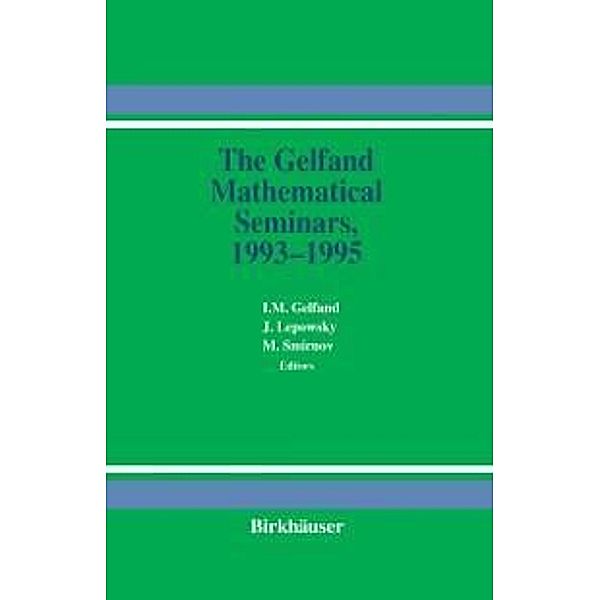 The Gelfand Mathematical Seminars, 1993-1995