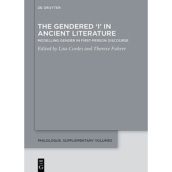 The Gendered 'I' in Ancient Literature