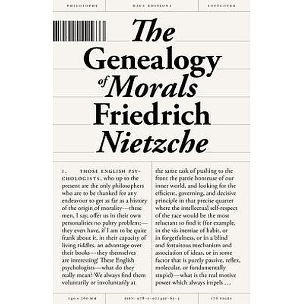 The Genealogy of Morals / Haus Editions Bd.003, Friedrich Nietzsche