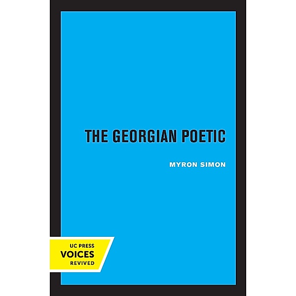 The Georgian Poetic, Myron Simon