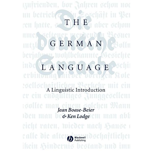 The German Language, Jean Boase-Beier, Ken Lodge