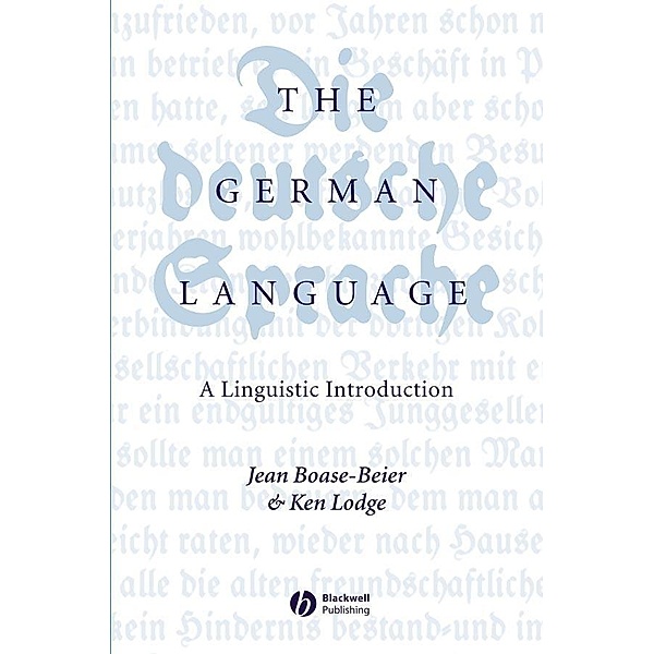 The German Language, Jean Boase-Beier, Ken R. Lodge