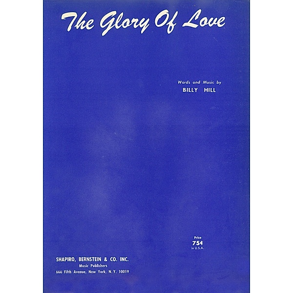 The Glory of Love, Billy Hill, Bob Cutter