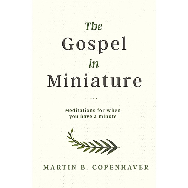 The Gospel in Miniature, Martin Copenhaver