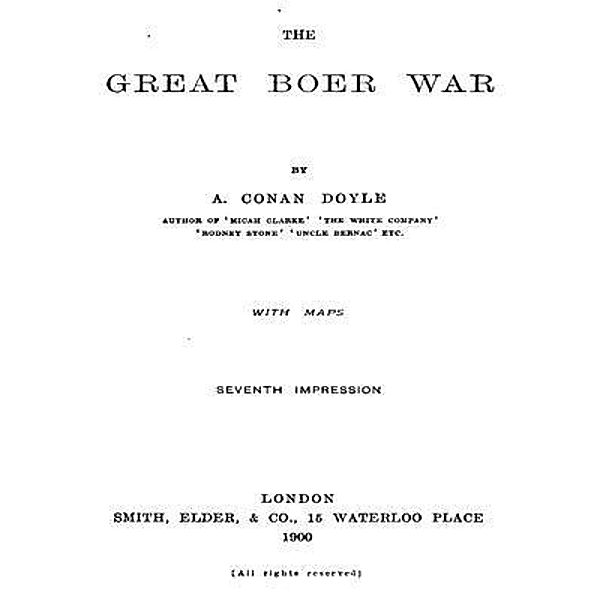 The Great Boer War / Laurus Book Society, Arthur Conan Doyle