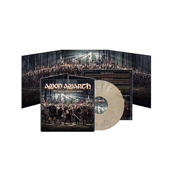 The Great Heathen Army (Fur Off White Marble) (Vinyl), Amon Amarth