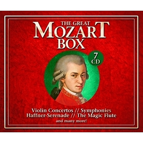 The Great Mozart Box, Diverse Interpreten