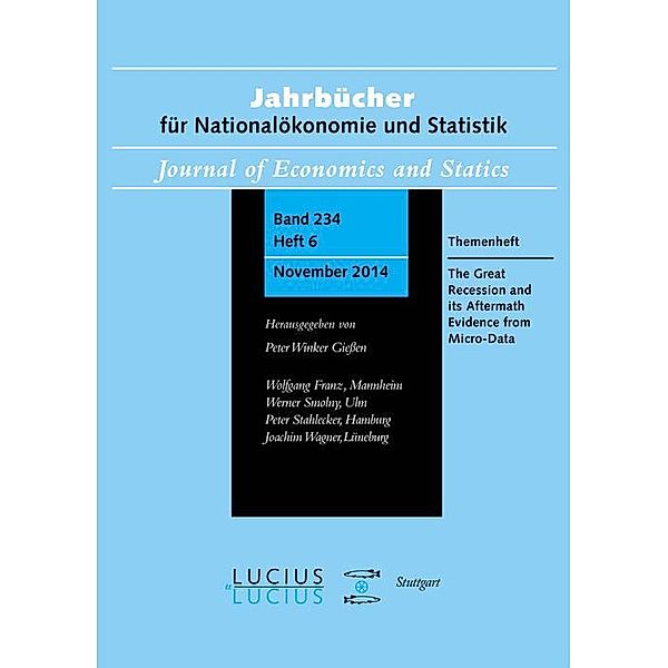 The Great Recession and its Aftermath: Evidence from Micro-Data / Jahrbuch des Dokumentationsarchivs des österreichischen Widerstandes
