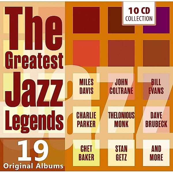 The Greatest Jazz Legends - 19 Original Albums, 10 CDs, Various