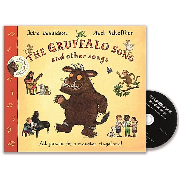 The Gruffalo Song and Other Songs Book and CD Pack, m.  Buch, m.  Audio-CD, 2 Teile, Julia Donaldson, Axel Scheffler
