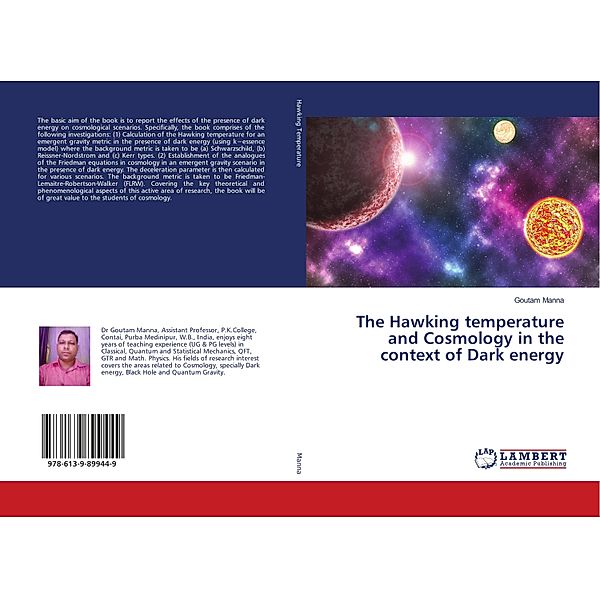 The Hawking temperature and Cosmology in the context of Dark energy, Goutam Manna