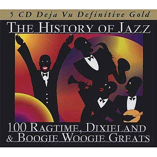 The History of Jazz, 5 CDs, Diverse Interpreten